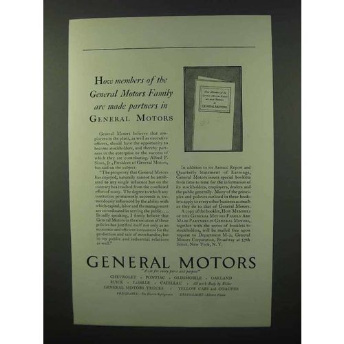 1928 General Motors Ad - Members of The Family