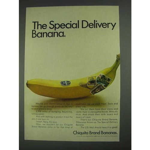 1967 Chiquita Banana Ad - The Special Delivery Banana
