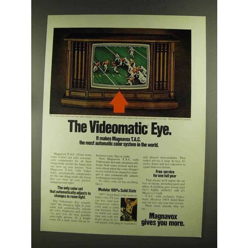 1972 Magnavox TV Ad - The Videomatic Eye