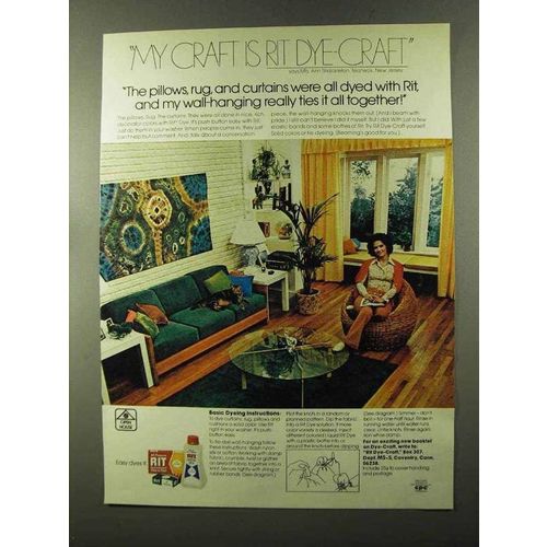 1973 RIT Dye Ad - My Craft is Dye-Craft