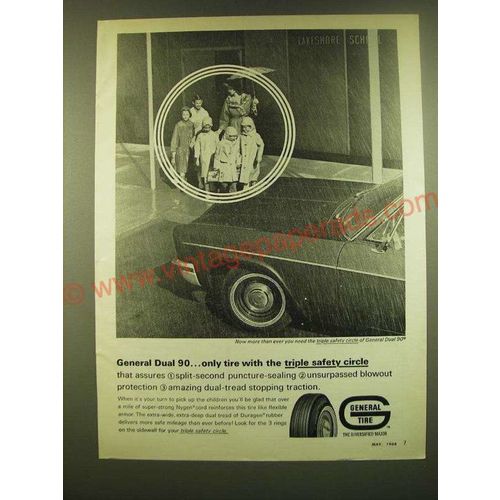 1966 General Dual 90 Tires Ad