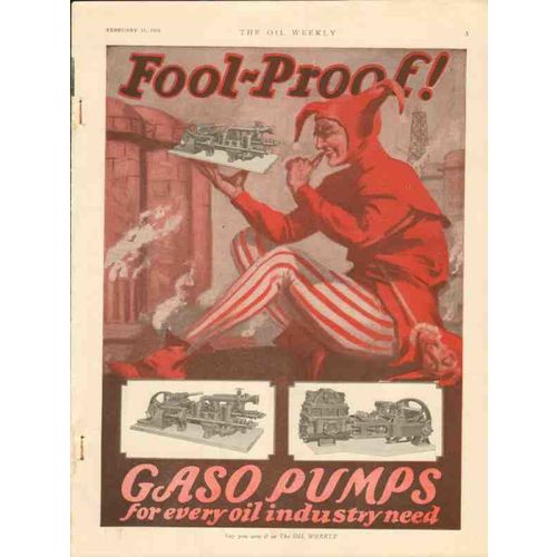 GASO PUMP BURNER MFG COMPANY 1928 Fool-Proof oil industry vintage ad
