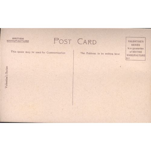 Unused Antique Valentine's Postcard, Albert Square, Manchester, Lancashire