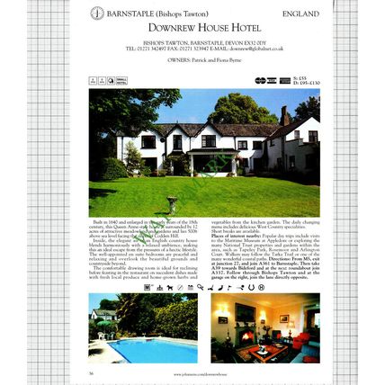 Warren House Hotel Bamburgh Laverack / Downrew House Barnstaple Byrne - 2001