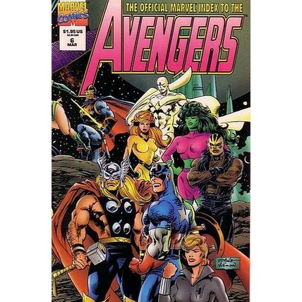 Avengers: Official Marvel Index (Vol 2) # 006 NM MODERN AGE COMICS