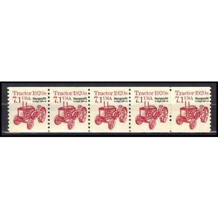 2127b 7.1c Tractor Fine MNH Dry Gum PNC 1/5 X0878