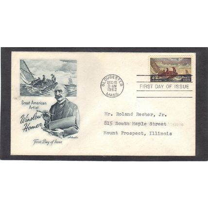 FDC Artmaster 1207 4c Breezing Up (Cachet-Typed/A) CV41983