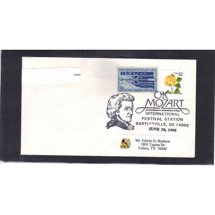 Event OK Mozart Festival Station Bartlesville, OK. (Label/A) CV42864