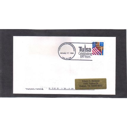 Event Tulsa Celebrating 100 Years Tulsa, OK. (Label/A) CV42879