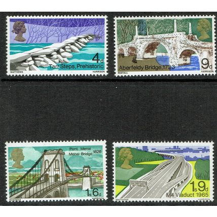 1968 British Bridges set 4v SG763-766 UM