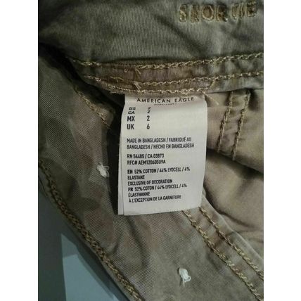 American Eagle "Sexy" Booty Shorts, tan/beige - Size 2 - FREE SHIP!