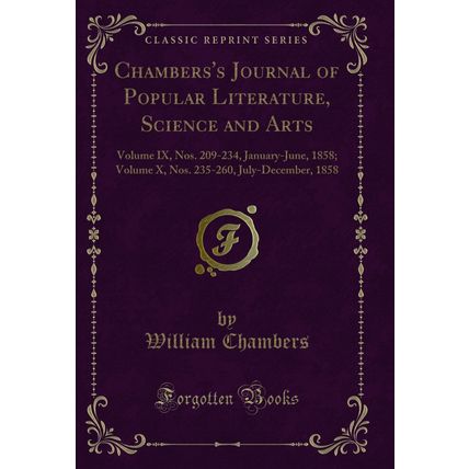 Chambers's Journal of Popular Literature, Science and Arts (Classic Reprint)