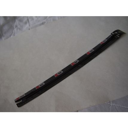 New Unused Black Nylon 10" 25 cm Zip Opti