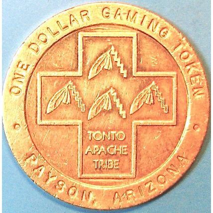 Mazatzal. $1 Casino Token. Payson, AZ. J93.