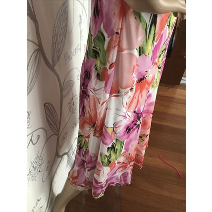 Rockmans designer women floral dress sleeveless size 14