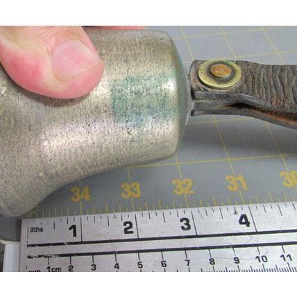 Antique Brass Cow Farm Collar Bell Goat w/Leather Strap Hand 100% original