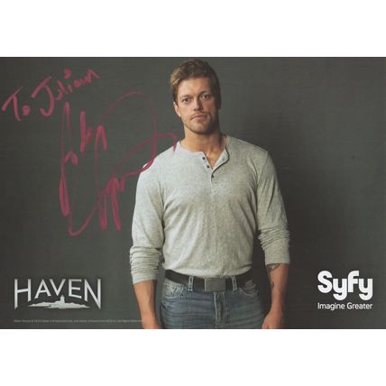 Adam Copeland Haven Syfy Vikings Actor WWE Wrestler 12x8 Hand Signed Photo