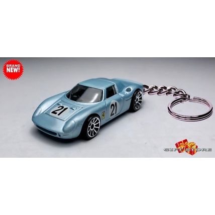 GREAT GIFT KEYCHAIN BLUE FERRARI 250 LM BERLINETTA PININFARINA Ltd EURO HW