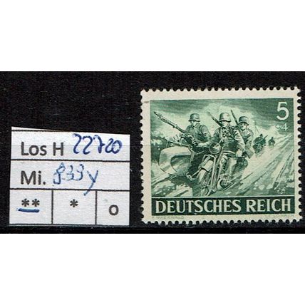 Los H22720: Deutsches Reich Mi. 833 y **