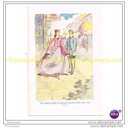 SHE LOOKED ANYTHING BUT PLEASED...., from Little Women, BOOK ILLUSTRATION c1920