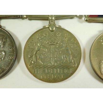 WW1 WWII World War I & II Mons Star Medal Group Of Five E. Jeeps RGA 22530
