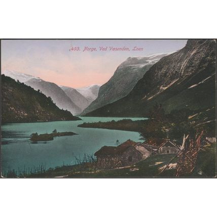 Ved Vasenden, Loen, c.1905 - Beyers Mittet Postkort