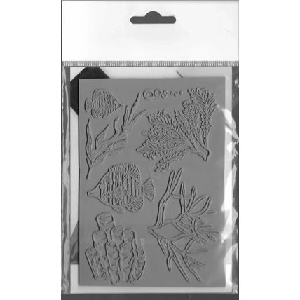 Crafter's Companion. Underwater Garden Stamp Set. Stamping Cardmaking Crafts