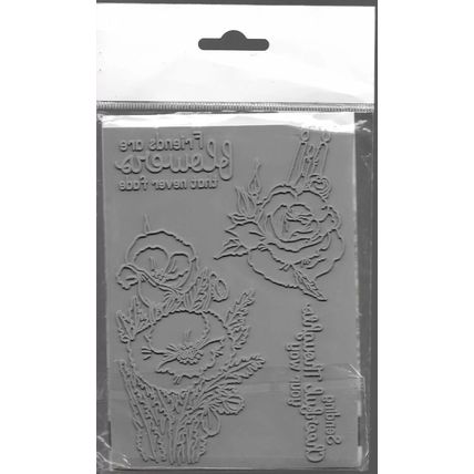 Crafter's Companion. A Country Life Flowers In Bloom Stamp Set. Stamping Crafts