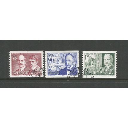 Sweden 1975 Nobel Prize Winners Of 1915 Used Set SG 872 / 874