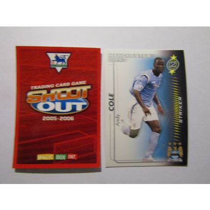 Andy Cole - Man City - Shoot Out 2005 2006 Magic Box Football Card (EF1)
