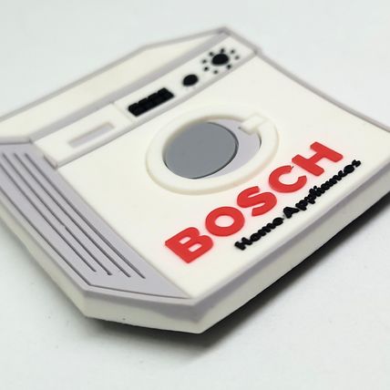 BOSCH Washing Machine PVC Fridge Magnet Rare Vintage