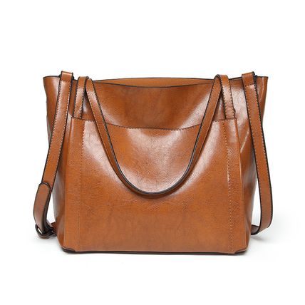 Women Purses and Handbags Leather Hobo Bags Brown