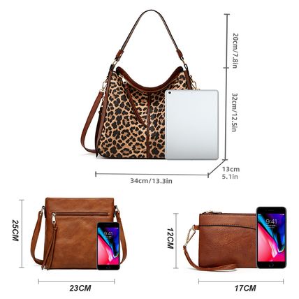 Women Fashion Handbags Wallet Tote Bag Shoulder Bag Top Handle Satchel Purse Set