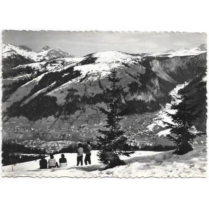 74 - Morzine - la ville et super Morzine vue du Pléney