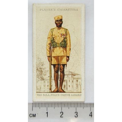 1938 Players Uniforms of the British Empire No. 7 British South Africa Police