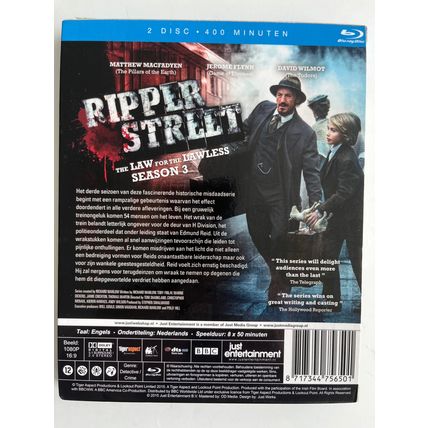 RIPPER STREET - SEASON 3 (DUTCH BLU RAY - ENGLISH AUDIO)