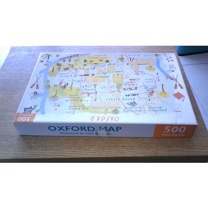 OXFORD MAP by Clair Rossiter Jigsaw Puzzle (500 Piece) 2016