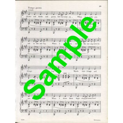 Oklahoma! Vocal Score by Rodgers & Hammerstein Hardback