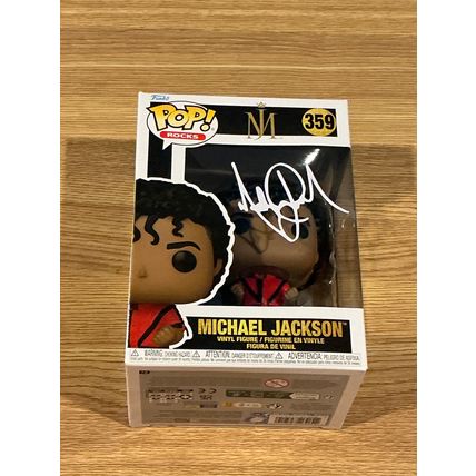 Funko Pop! Michael Jackson #359 Facsimile Laser Autographed (Box & Protector)