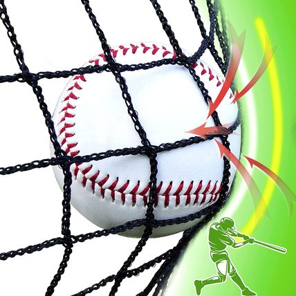Kapler Baseball Batting Cage Netting, Heavy-Duty Sports Barrier Nets 30X 12Ft,Po