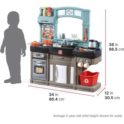 Step2 Best Chefs Kids Kitchen Playset, Indoor/Outdoor Kitchenette, Interactive P