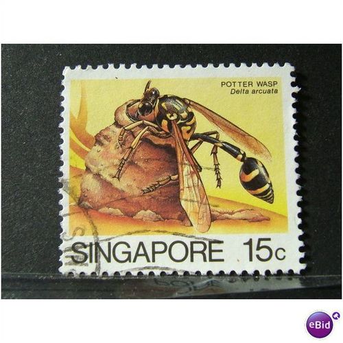singapore SG 493 USED #1