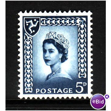 ISLE OF MAN 1968 SG 7 5d ROYAL BLUE U/M MINT