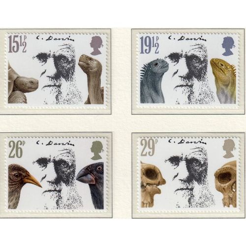 GB 1982 Sg1175 - Sg1178 CHARLES DARWIN SET OF 4 FRESH UN MOUNTED MINT (RA)
