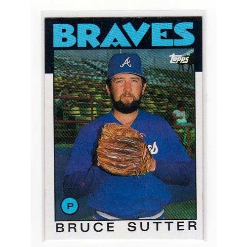 1986 Topps Bruce Sutter baseball card #620 -HOF- Braves