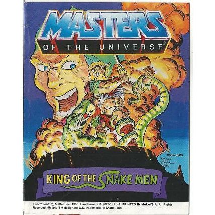 MASTERS OF THE UNIVERSE VINTAGE ' MINI COMIC ' KING Of The SNAKE MEN (1985)