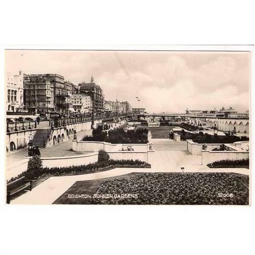 Brighton Postcard Sunken Gardens Sussex 72008 pc00010