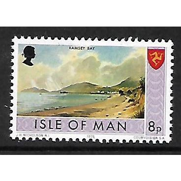 ISLE OF MAN 1973 8p RAMSEY BAY SG 26 M MINT