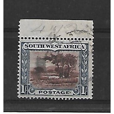 SouthWestAfrica.SG80 1s Bush Scene.English Print.Fine Used.May21h