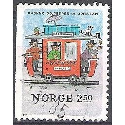 Norge 1984 Michel 916 O Cote (2013) 0.30 Euro Noël dessin de livre pour enfants